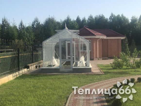 Теплица botanik standard под стекло, ширина 2,8 м
