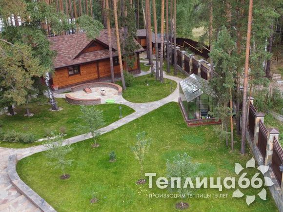 Теплица botanik standard под стекло, ширина 2,8 м