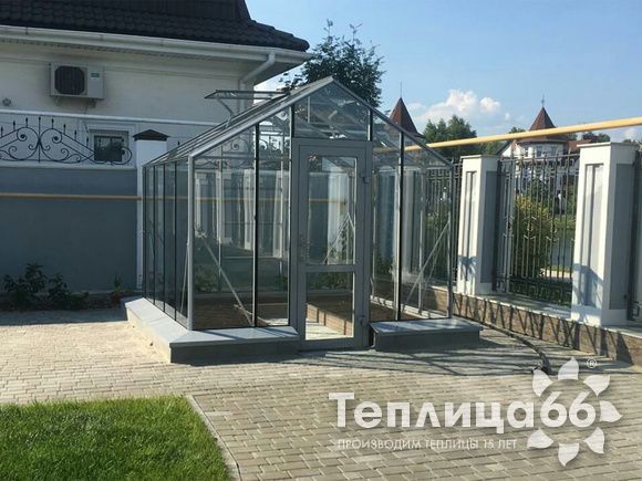 Теплица botanik standard под стекло, ширина 2,8 м