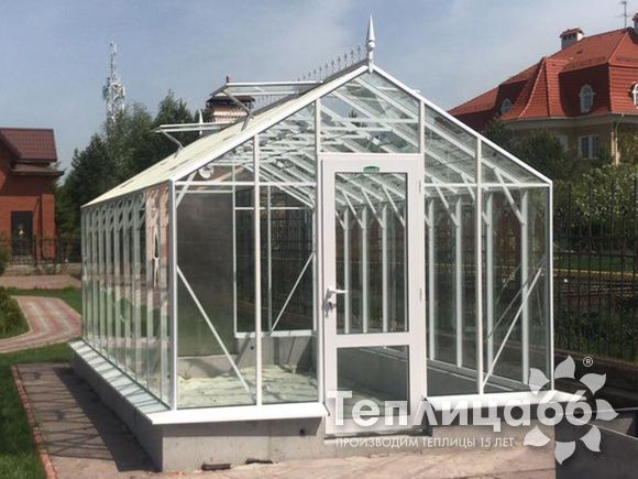 Теплица botanik standard под стекло, ширина 2,8 м