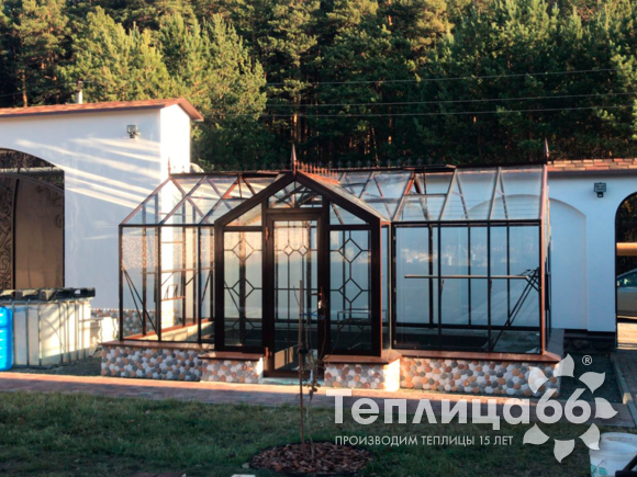 Теплица botanik Т-29 с тамбуром (29,5 м2)