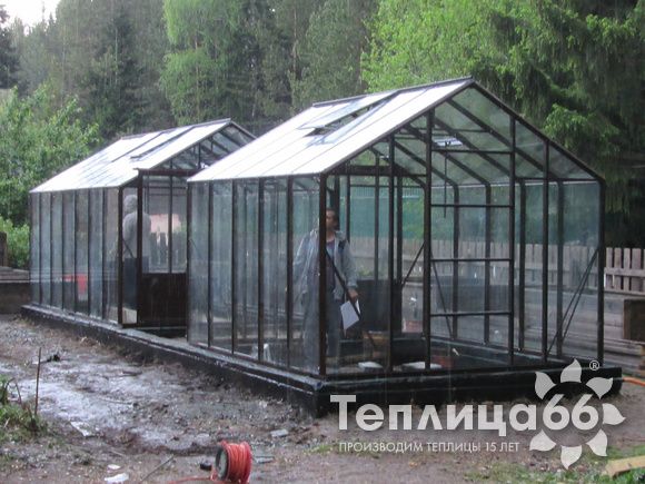 Теплица botanik standard под стекло 2,8х3,2 м