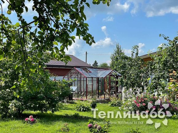 Теплица botanik T с мини-тамбуром под стекло
