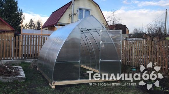 Теплица Рада 2.7М усиленная под поликарбонат, ширина 2,75 метра (разборная, в коробке)