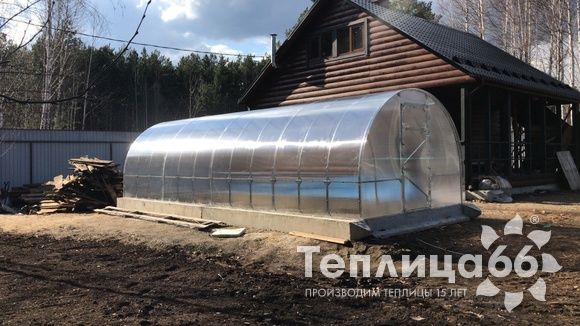 Теплица Рада 3М из поликарбоната, ширина 3 м