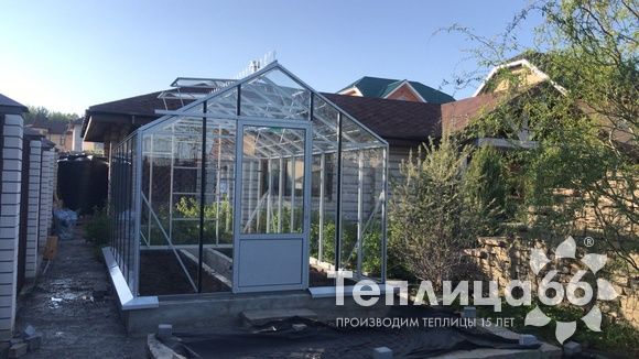 Теплица botanik standard под стекло, ширина 2,8 м