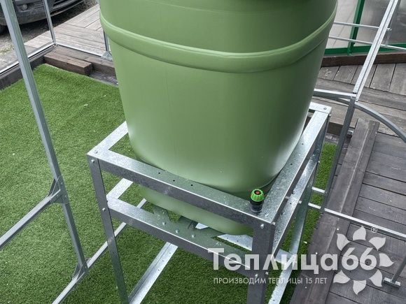 Подставка под бочку Рада цвет Белый (разборная, в компактной упаковке, оцинкованная)