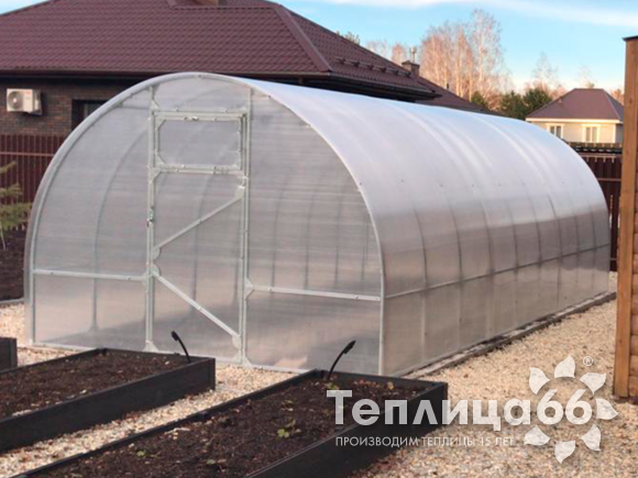 Теплица Рада Макси из поликарбоната, ширина 3 м