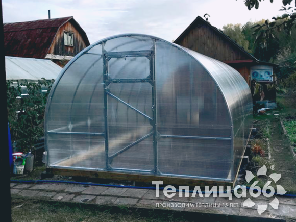 Теплица Рада Макси из поликарбоната, ширина 3 м