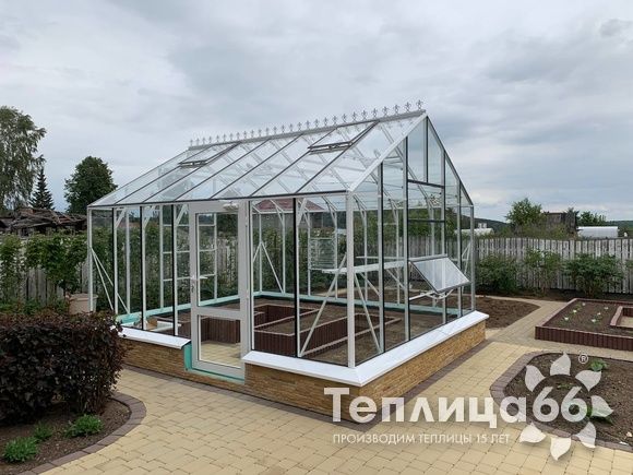 Теплица botanik maximum под стекло, 3,6 м