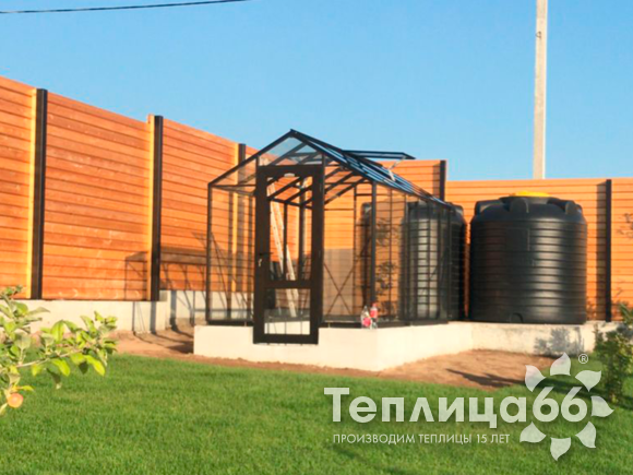 Теплица botanik mini, ширина 2,1 метра под стекло