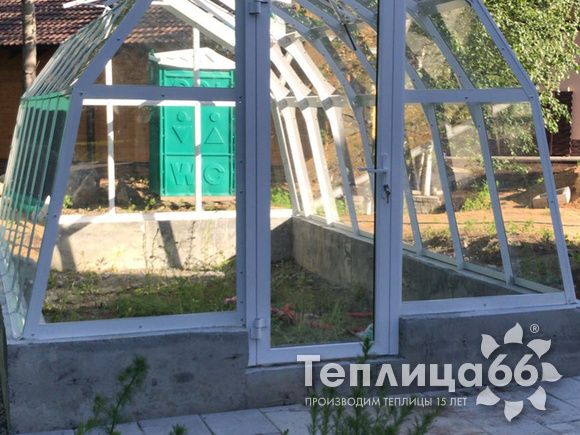 Теплица Рада Волга под стекло, ширина 3 метра