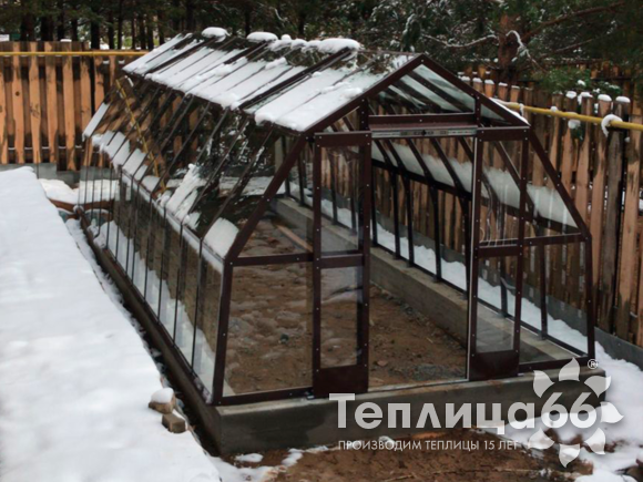 Теплица Рада Исеть под стекло, ширина 3 метра (Калькулятор)