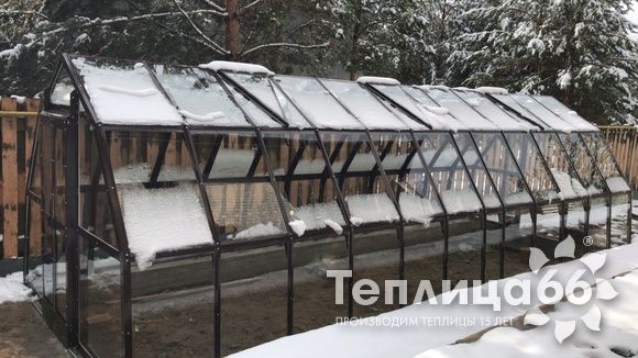 Теплица Рада Исеть под стекло, ширина 3 метра (Калькулятор)