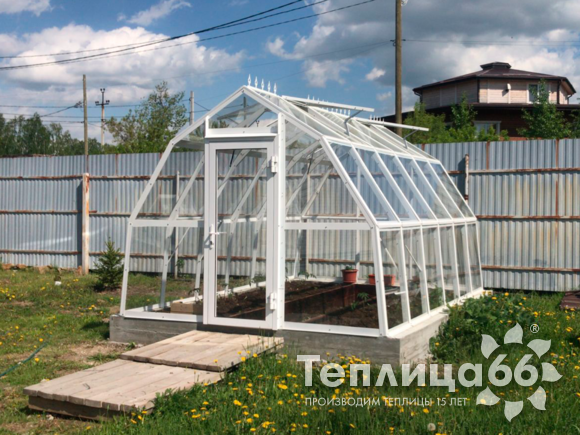 Теплица Рада Исеть под стекло, ширина 3 метра (Калькулятор)