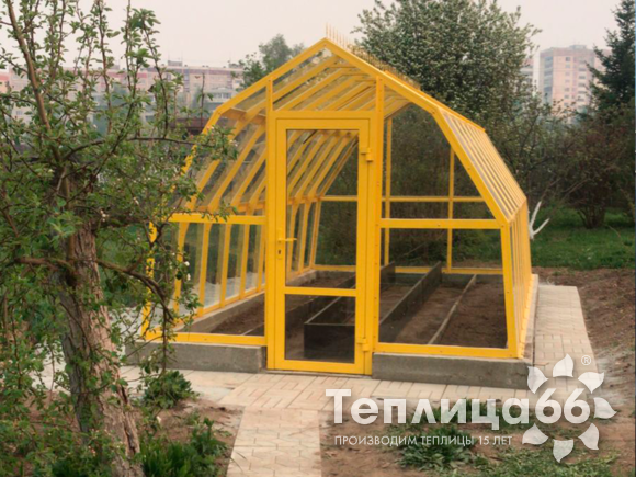 Теплица Рада Исеть под стекло, ширина 3 метра (Калькулятор)