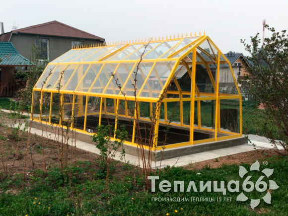Теплица Рада Исеть под стекло, ширина 3 метра (Калькулятор)