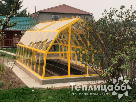 Теплица Рада Исеть под стекло, ширина 3 метра (Калькулятор)
