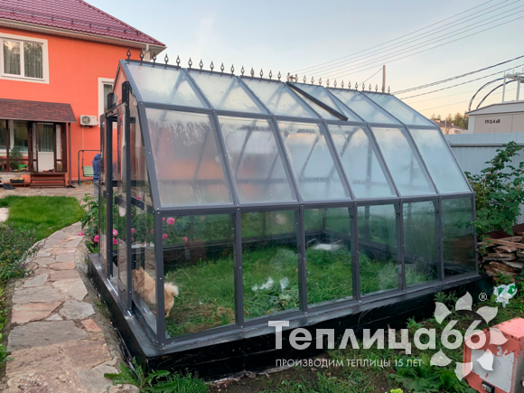 Теплица Рада Исеть под стекло, ширина 3 метра (Калькулятор)