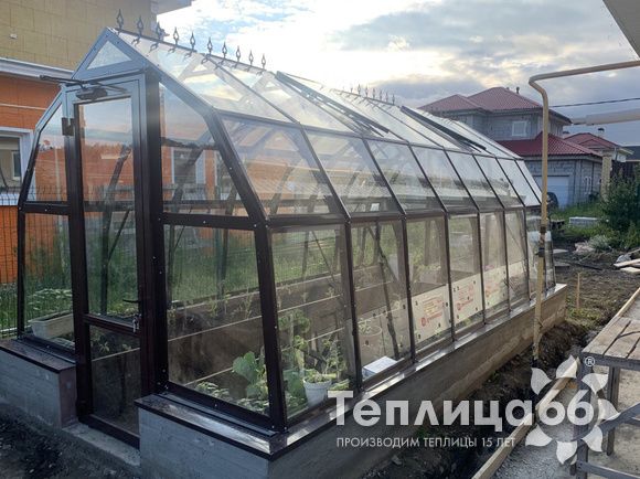Теплица Рада Нева под стекло, ширина 2.65 метра (Калькулятор теплицы)