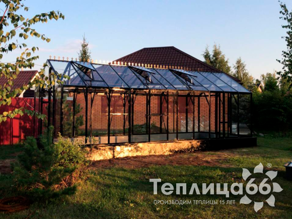 Теплица Гарденикс 3 С (под стекло), ширина 3 м